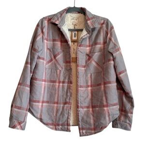 White Crown Women's Plaid Sherpa Jacket